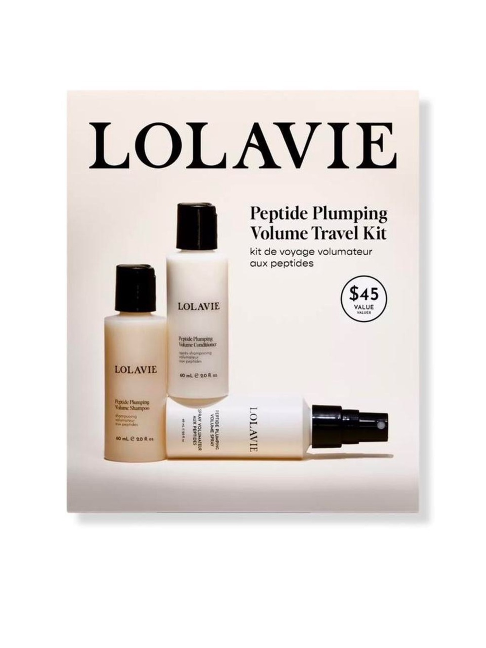 NIB- Lolavie Peptide Plumping Volume Travel Kit